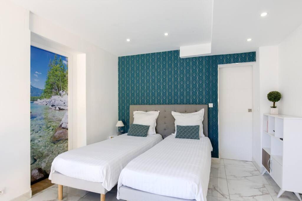 Studio Tout Confort Avec Parking Et Terrasse A Eze Village Buitenkant foto